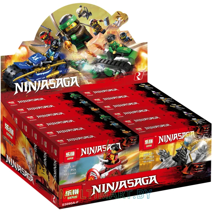 Конструктор Lepin 03090 NinjaGo Мини-фигура с автомобилем